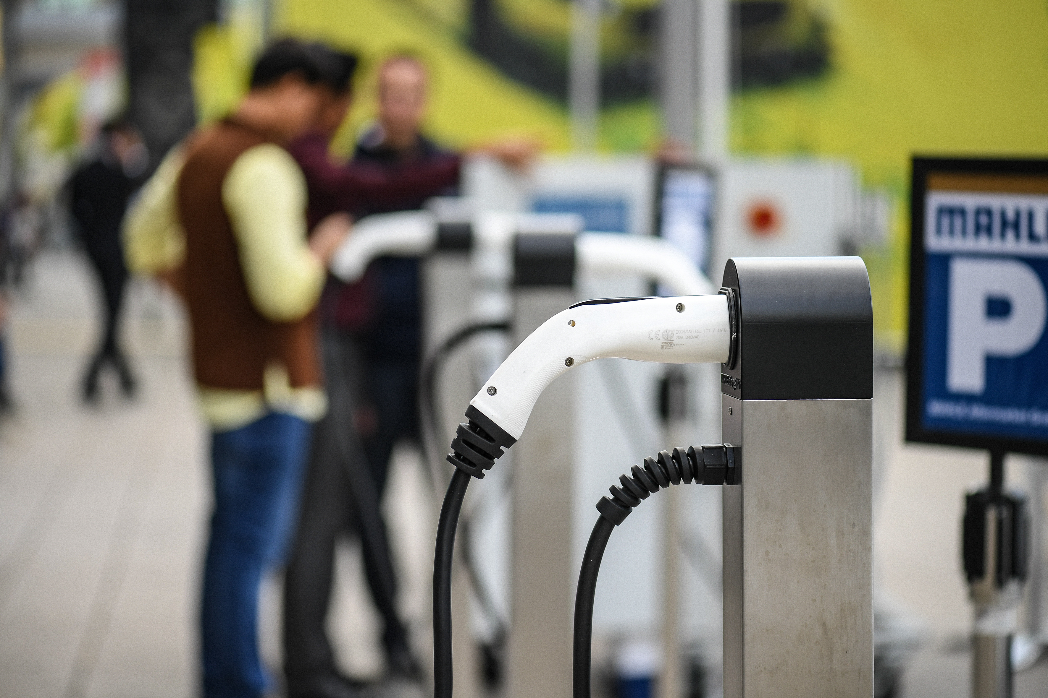 Charging station for electric cars