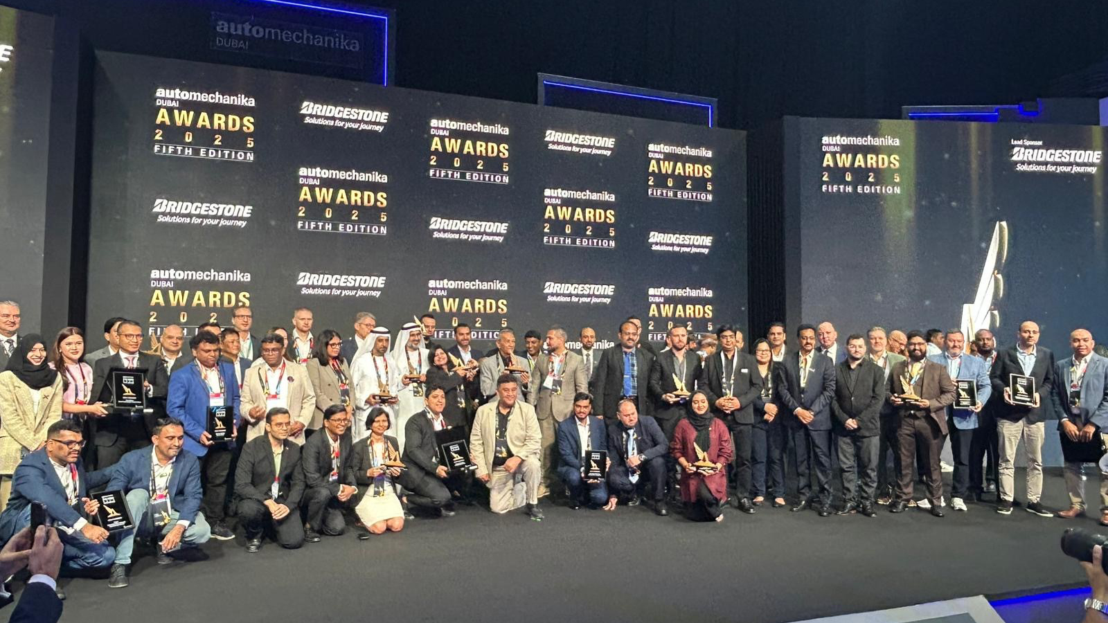 The winners of the Automechanika Awards Dubai 2025