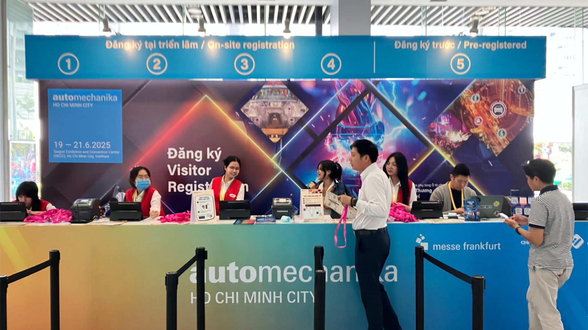 Eingangsbereich der Automechanika Ho Chi Minh City 2025