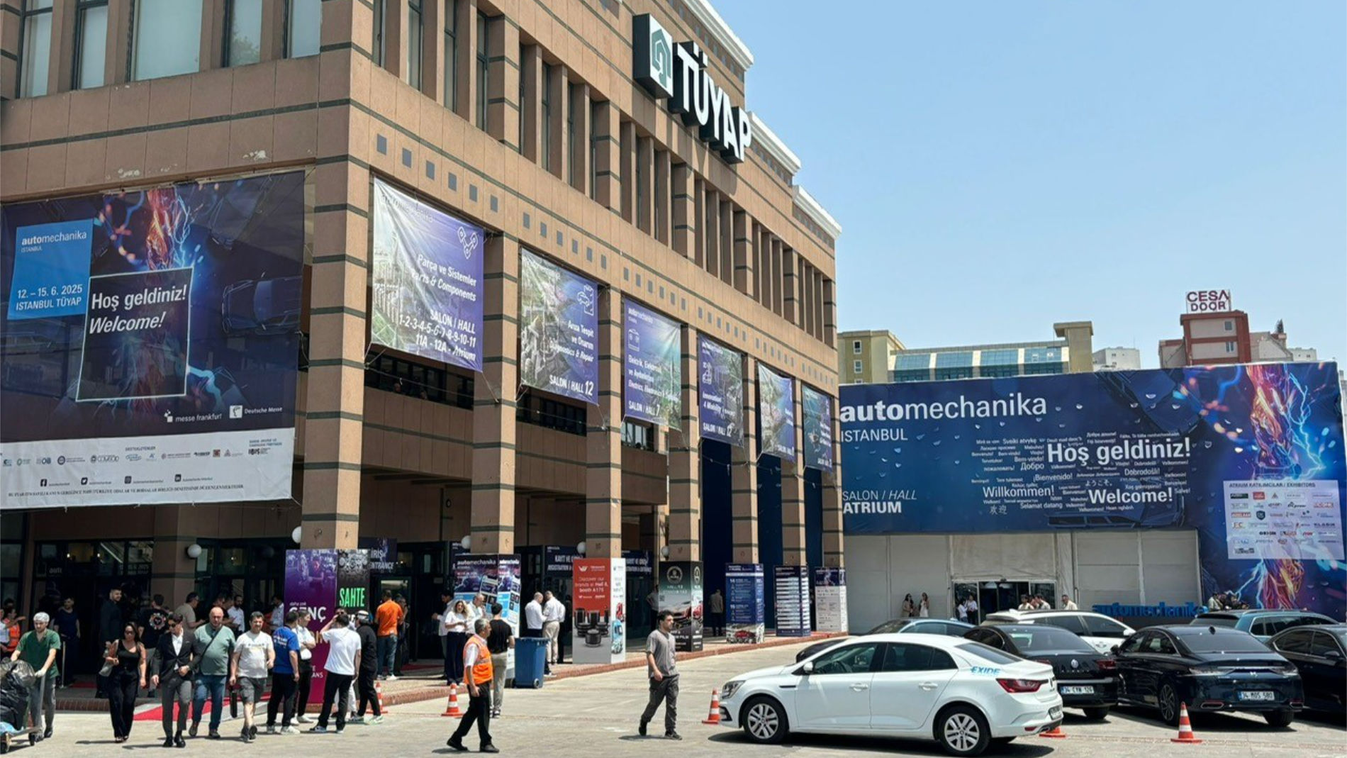 Außengelände Automechanika Istanbul 2025