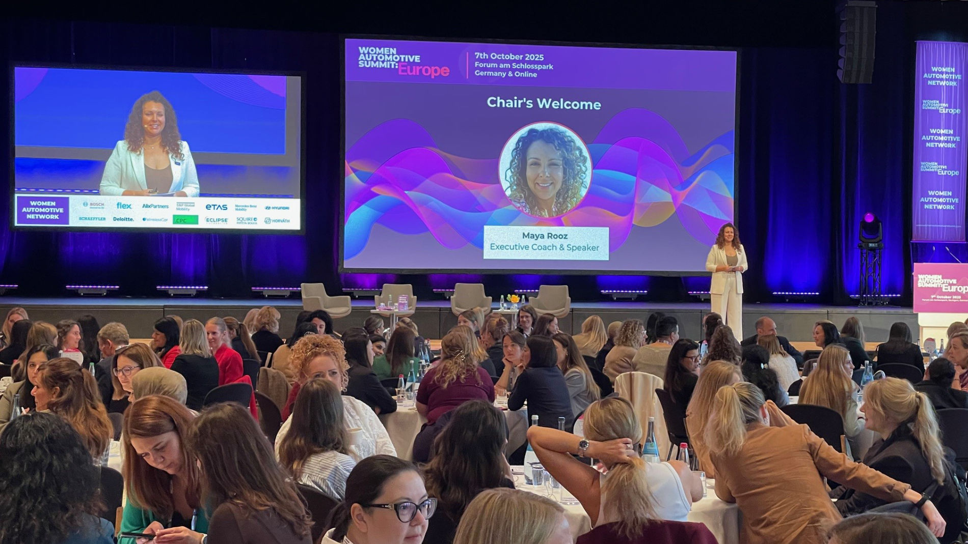 Opening speech at Women Automotive Summit Europe 2025 – welcome by event chair Maya Rooz