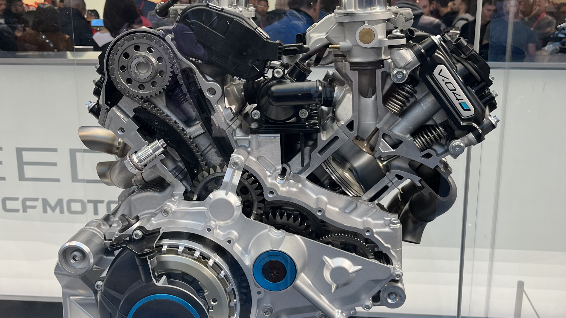 Motor eines Motorrads