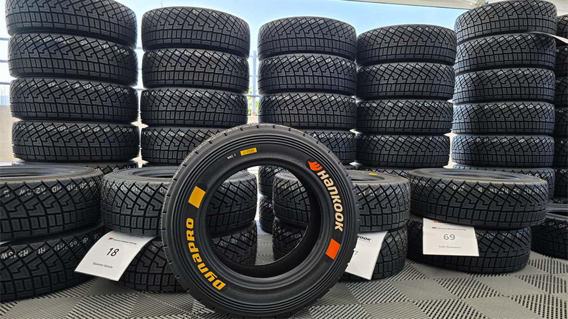 Tyre stack