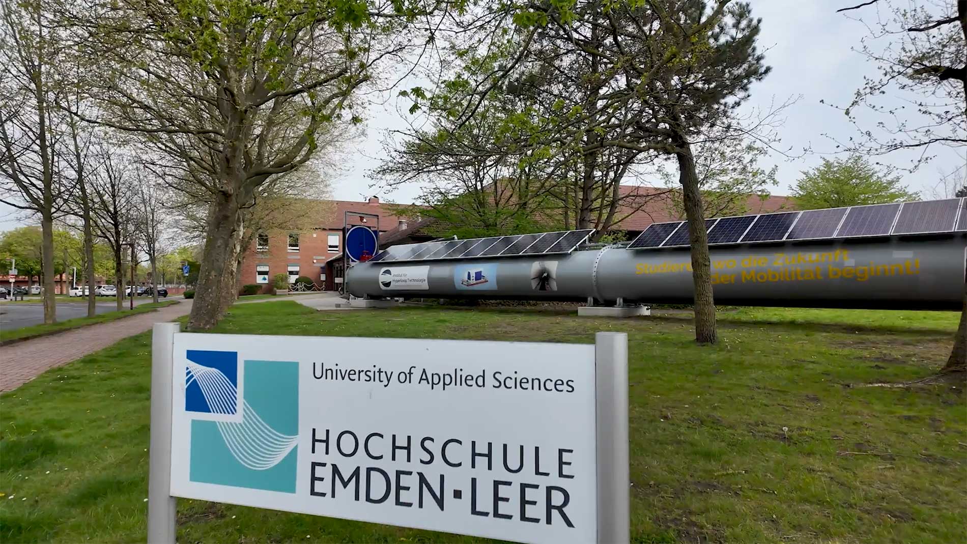 Hyperloop Test facility at Emden/Leer University of Applied Sciences in East Frisia