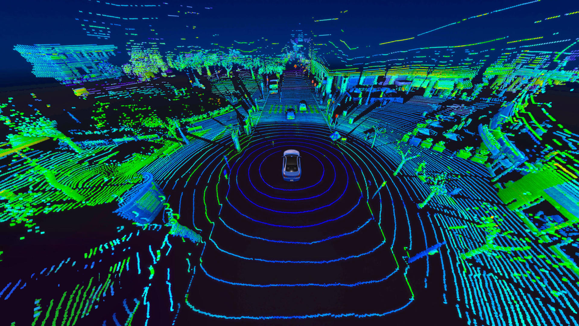 Car in a virtual environment