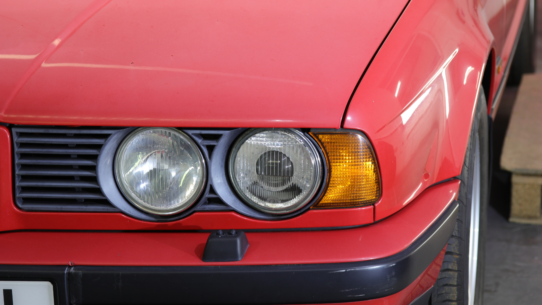 A red car