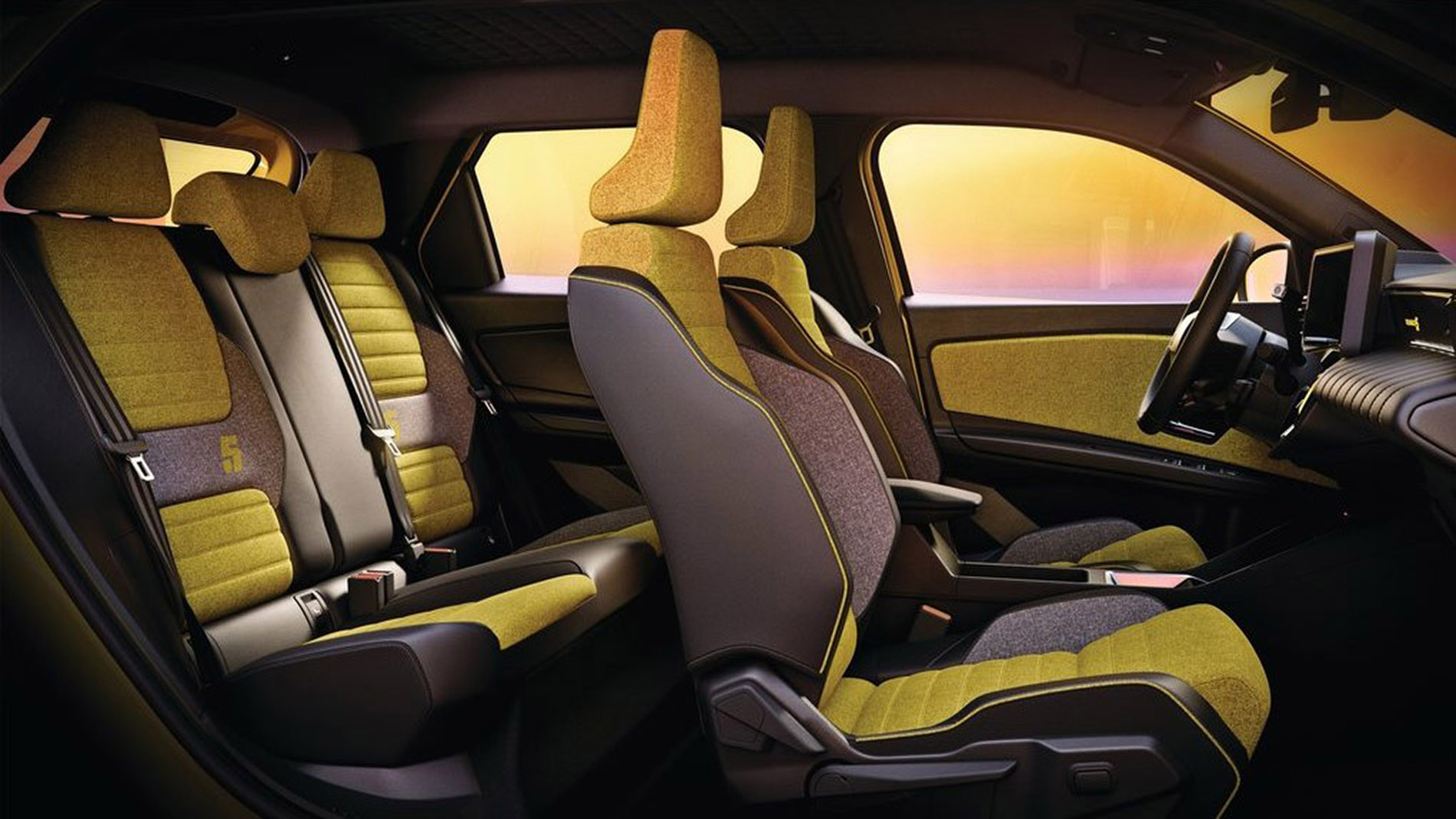 Interior view Renault 5 E-Tech Electric