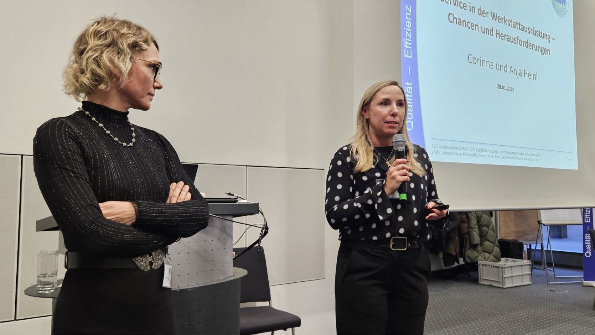 Zwei Sprecherinnen ASA 2026