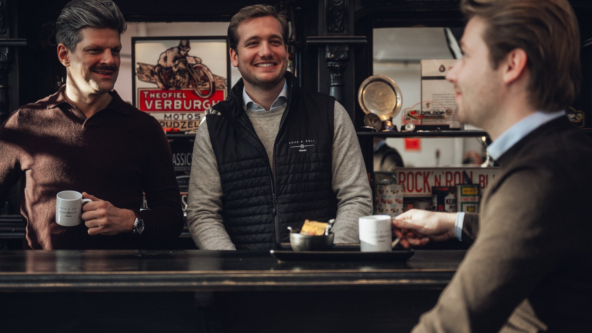 Partners Thijs Verhage and Anthony Vander Stichele